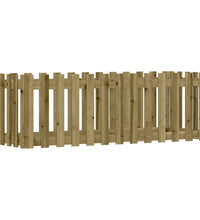 Hochbeet Lattenzaun-Design 150x50x50 cm Kiefernholz Imprägniert