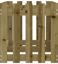 Hochbeet Lattenzaun-Design 150x50x50 cm Kiefernholz Imprägniert