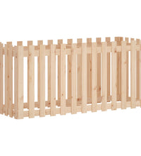 Hochbeet Lattenzaun-Design 150x50x70 cm Massivholz Kiefer