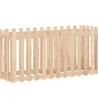 Hochbeet Lattenzaun-Design 150x50x70 cm Massivholz Kiefer
