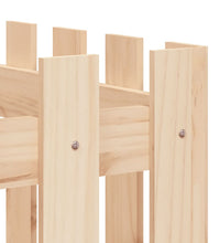 Hochbeet Lattenzaun-Design 150x50x70 cm Massivholz Kiefer