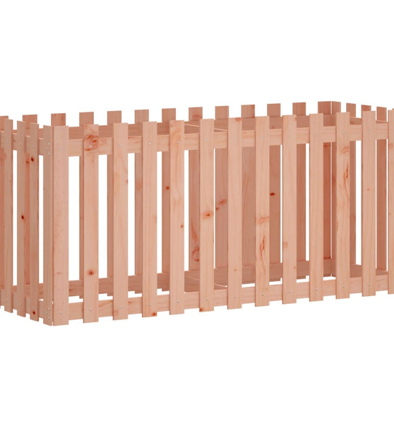 Hochbeet Lattenzaun-Design 150x50x70 cm Massivholz Douglasie