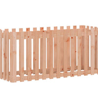 Hochbeet Lattenzaun-Design 150x50x70 cm Massivholz Douglasie