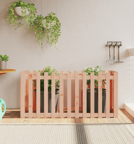 Hochbeet Lattenzaun-Design 150x50x70 cm Massivholz Douglasie