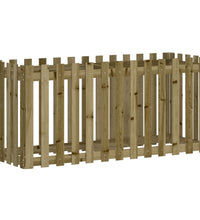 Hochbeet Lattenzaun-Design 150x50x70 cm Kiefernholz Imprägniert