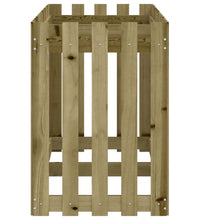 Hochbeet Lattenzaun-Design 150x50x70 cm Kiefernholz Imprägniert