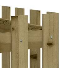Hochbeet Lattenzaun-Design 150x50x70 cm Kiefernholz Imprägniert