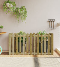 Hochbeet Lattenzaun-Design 150x50x70 cm Kiefernholz Imprägniert