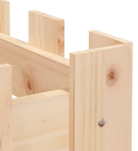 Hochbeet Lattenzaun-Design 200x30x30 cm Massivholz Kiefer