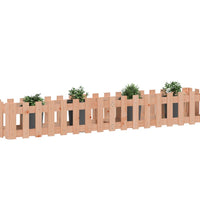 Hochbeet Lattenzaun-Design 200x30x30 cm Massivholz Douglasie