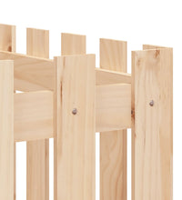 Hochbeet Lattenzaun-Design 200x50x50 cm Massivholz Kiefer