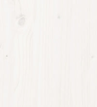Hochbeet Lattenzaun-Design Weiß 200x50x50 cm Massivholz Kiefer