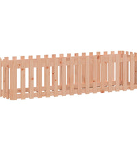 Hochbeet Lattenzaun-Design 200x50x50 cm Massivholz Douglasie