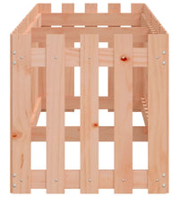 Hochbeet Lattenzaun-Design 200x50x50 cm Massivholz Douglasie