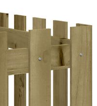 Hochbeet Lattenzaun-Design 200x50x50 cm Kiefernholz Imprägniert