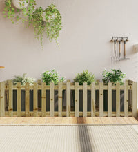 Hochbeet Lattenzaun-Design 200x50x50 cm Kiefernholz Imprägniert