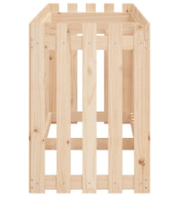 Hochbeet Lattenzaun-Design 200x50x70 cm Massivholz Kiefer