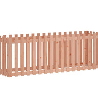 Hochbeet Lattenzaun-Design 200x50x70 cm Massivholz Douglasie
