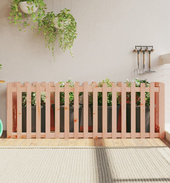 Hochbeet Lattenzaun-Design 200x50x70 cm Massivholz Douglasie