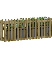 Hochbeet Lattenzaun-Design 200x50x70 cm Kiefernholz Imprägniert