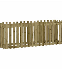 Hochbeet Lattenzaun-Design 200x50x70 cm Kiefernholz Imprägniert