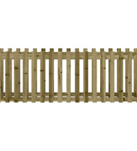 Hochbeet Lattenzaun-Design 200x50x70 cm Kiefernholz Imprägniert