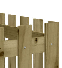Hochbeet Lattenzaun-Design 200x50x70 cm Kiefernholz Imprägniert