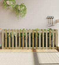 Hochbeet Lattenzaun-Design 200x50x70 cm Kiefernholz Imprägniert