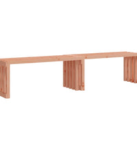 Gartenbank Ausziehbar 212,5x40,5x45 cm Massivholz Douglasie