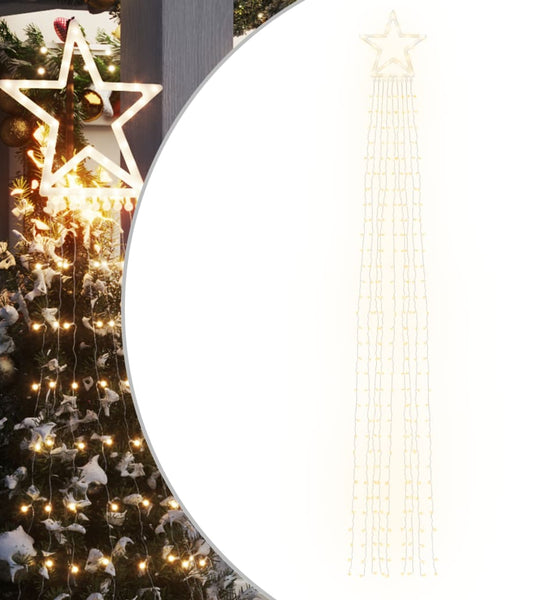 Weihnachtsbaum-Beleuchtung 320 LEDs Warmweiß 375 cm