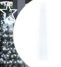 Weihnachtsbaum-Beleuchtung 320 LEDs Kaltweiß 375 cm