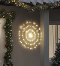 Weihnachtsbeleuchtung Feuerwerk 140 LEDs Warmweiß 17 cm