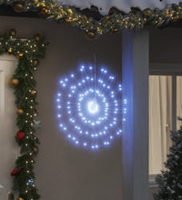 Weihnachtsbeleuchtungen Feuerwerk 4 Stk. 140 LEDs Kaltweiß 17cm