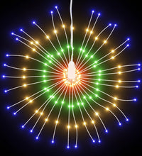 Weihnachtsbeleuchtungen Feuerwerk 4 Stk. 140 LEDs Mehrfarbig