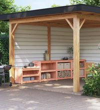 Outdoor-Küchenschränke 3 Stk. Massivholz Douglasie