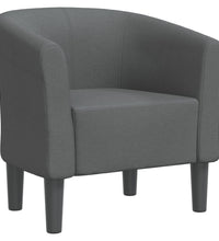 Clubsessel Dunkelgrau Stoff