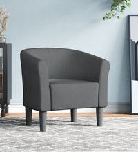 Clubsessel Dunkelgrau Stoff