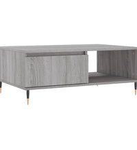 Couchtisch Grau Sonoma 90x60x35 cm Holzwerkstoff