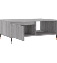 Couchtisch Grau Sonoma 90x60x35 cm Holzwerkstoff
