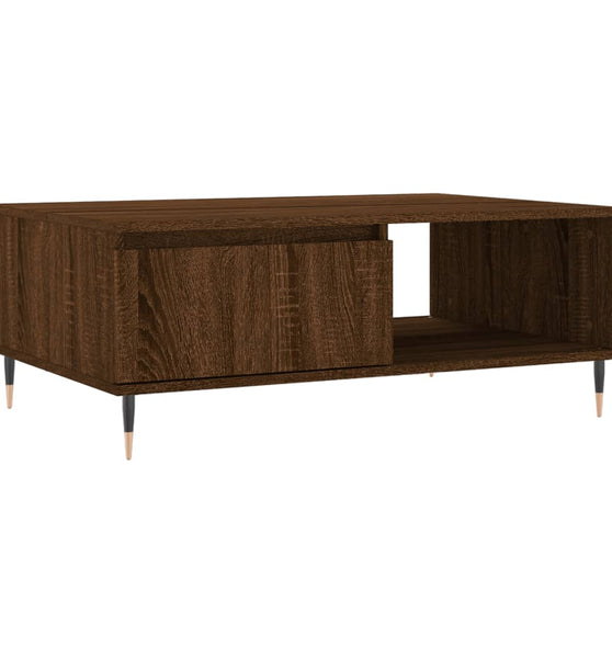 Couchtisch Braun Eichen-Optik 90x60x35 cm Holzwerkstoff
