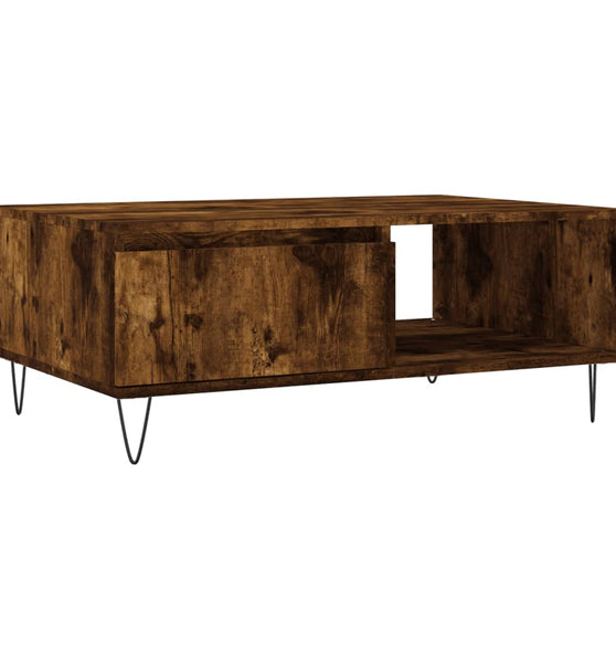 Couchtisch Räuchereiche 90x60x35 cm Holzwerkstoff