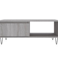 Couchtisch Grau Sonoma 90x60x35 cm Holzwerkstoff