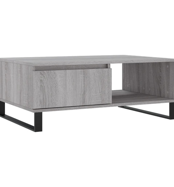 Couchtisch Grau Sonoma 90x60x35 cm Holzwerkstoff