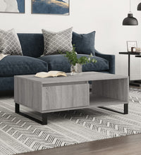Couchtisch Grau Sonoma 90x60x35 cm Holzwerkstoff
