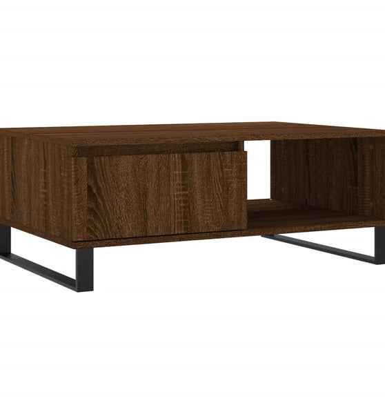 Couchtisch Braun Eichen-Optik 90x60x35 cm Holzwerkstoff