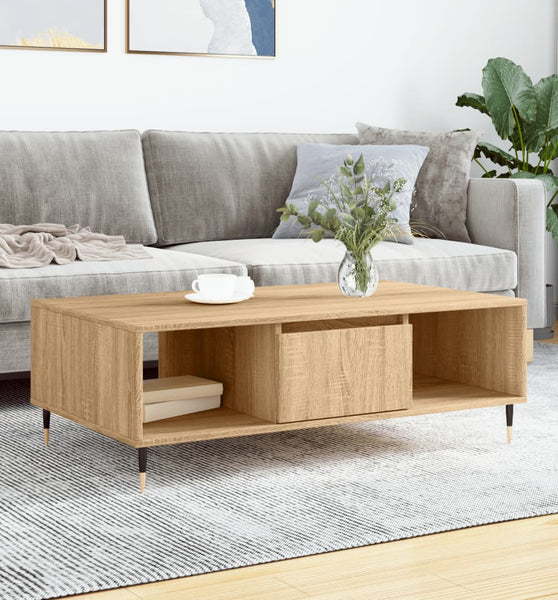 Couchtisch Sonoma-Eiche 104x60x35 cm Holzwerkstoff