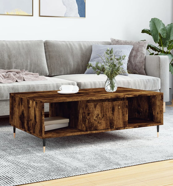 Couchtisch Räuchereiche 104x60x35 cm Holzwerkstoff