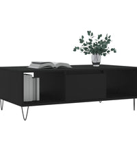Couchtisch Schwarz 104x60x35 cm Holzwerkstoff