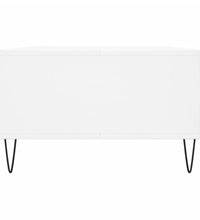Couchtisch Hochglanz-Weiß 104x60x35 cm Holzwerkstoff