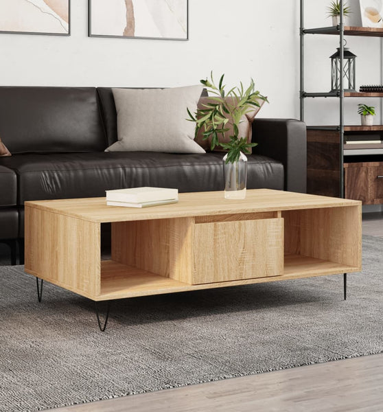 Couchtisch Sonoma-Eiche 104x60x35 cm Holzwerkstoff